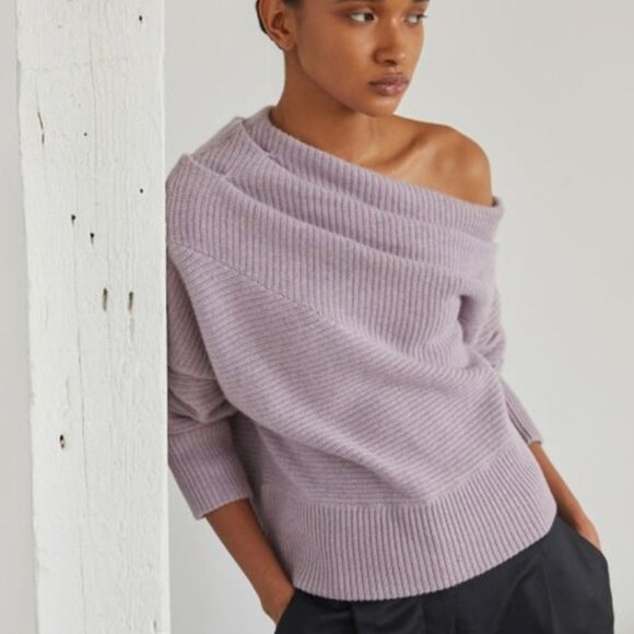 NAADAM Cream Off-the-Shoulder Sweater - Picture 9 of 9